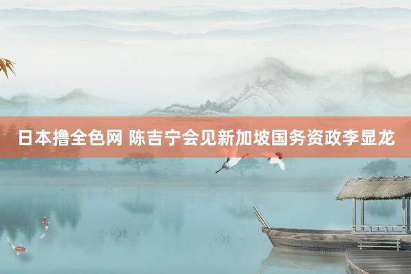 日本撸全色网 陈吉宁会见新加坡国务资政李显龙