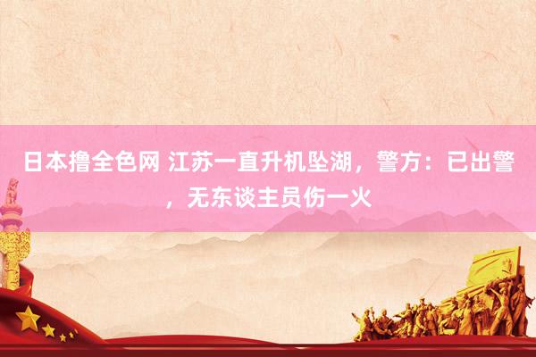 日本撸全色网 江苏一直升机坠湖，警方：已出警，无东谈主员伤一火