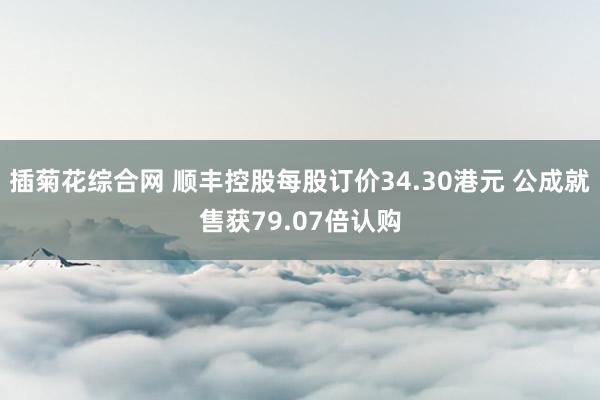 插菊花综合网 顺丰控股每股订价34.30港元 公成就售获79.07倍认购