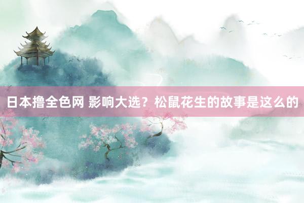 日本撸全色网 影响大选？松鼠花生的故事是这么的