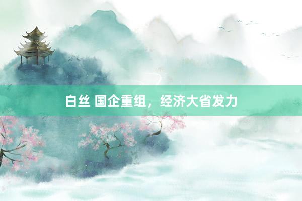 白丝 国企重组，经济大省发力