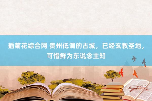 插菊花综合网 贵州低调的古城，已经玄教圣地，可惜鲜为东说念主知
