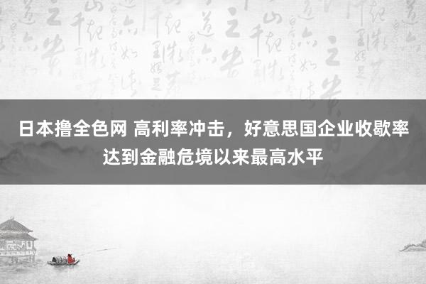 日本撸全色网 高利率冲击，好意思国企业收歇率达到金融危境以来最高水平