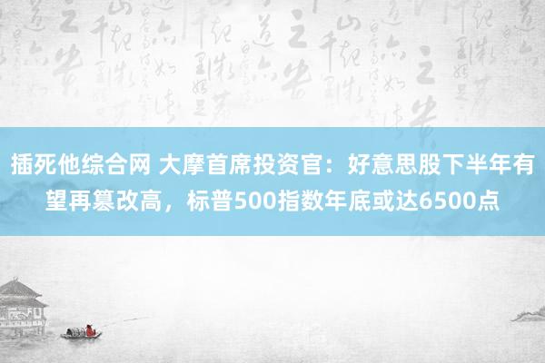 插死他综合网 大摩首席投资官：好意思股下半年有望再篡改高，标普500指数年底或达6500点